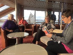Ruth Bennett McDougal Dorrough; Karen Drucker; Judith Christman; Gr�a M�sd�ttir; Iceland; Ocean Diamond Cruise Ship; Reykjavik, IS
