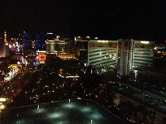 view from Treasure Island Hotel Las Vegas Nevada