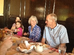 Katherine McDougal Wheeler McCandless; Ellery Wheeler; Ruth, Jeff McCandless; Maggiano s Little Italy Restaurant; Las Vegas Nevada