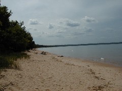 Michigan 2005 Trips Beach at the Petoskey State Park