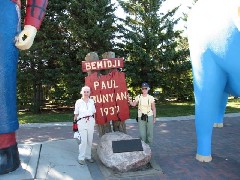 Bemidji; Ruth Bennett McDougal Dorrough; Lyn Jacobs; Paul Bunyan; Minnesota