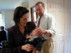 Kat Wheeler; Jacob Wheeler; Chris s father Bob Wheeler; Trips New England Jacobs Christening