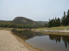 Acadia; Sand beach