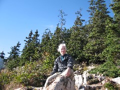 Ruth Bennett McDougal Dorrough; Bass Harbor Head Lighthouse; Acadia