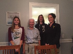 Ellery Kate Wheeler; Ruth Bennett McDougal Dorrough; Jacob Grant Wheeler; Katherine (Kat) McDougal Wheeler McCandless; Airbnb in Alton, NH