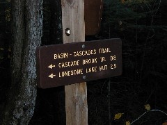 Hiking White Mountains New Hampshire Basin Cascades Trail