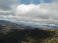 from the cog railway Mt Washington New Hampshire