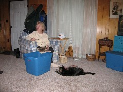 Ann Laramie; Buster the Cat