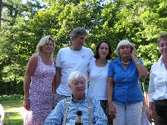Karin; Kurt McCandless; Bill, Katherine McDougal McCandless; Sonya; Kat and Kurts wedding celebration