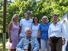 Karin; Kurt McCandless; Bill, Katherine McDougal McCandless; Sonya; Kat and Kurts wedding celebration