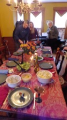 Kurt McCandless; Kate McCandless; Soiphia; Thanksgiving dinner; 72 Main Street Bradford NH