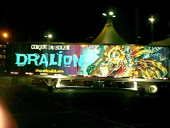 Cirque du Soleil; Dralion; Columbus Ohio; circus sign