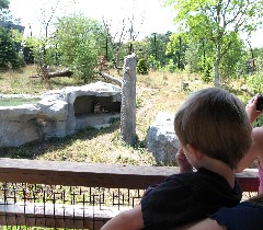 Spencer Claybaugh at the Columbus Zoo