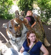 Spencer Clabaugh and Amanda Clabaugh at the Columbus Zoo