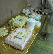 Medway Baptist Church 50th Anniversary cakes