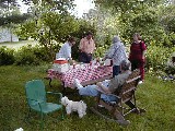 Amanda Clabaugh; David Diment; Julia (Judy) Dorrough; David Dorrough; Becky Diment; Medway Ohio; Family Trips holly dog