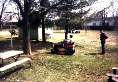 Andy McDougal; Bruce Dorrough; Lawnmower