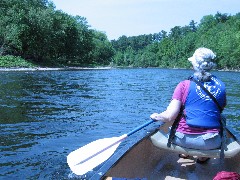 Ruth Dorrough; Delaware River Milford PA