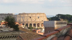 Rome; Coloseum from Hotel Pace Helvezia