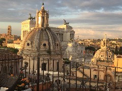 Rome from Hotel Pace Helvezia