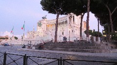 palace of Venice and Vittoriano on the square of Venice