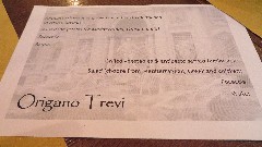 Rome; Origano Trevi Restaurant