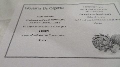 menu; Hostaria Da Gigetto