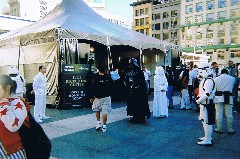 Ruth Bennett McDougal Dorrough; Storm Troopers; Jedi Recruiting Center; Darth Vader; San Francisco