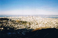 San Francisco from the Twin Peaks