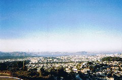 San Francisco from the Twin Peaks