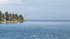 Seattle from Bainbridge Island Ferry