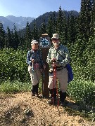 Ruth Bennett McDougal Dorrough; Dan Dorrough; PCT; Maple Heather Trail; Cascades, WA