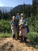 Ruth Bennett McDougal Dorrough; Dan Dorrough; PCT; Maple Heather Trail; Cascades, WA