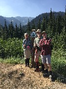 Ruth Bennett McDougal Dorrough; Dan Dorrough; Ben Dorrough; PCT; Maple Heather Trail; Cascades, WA