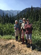Ruth Bennett McDougal Dorrough; Dan Dorrough; Ben Dorrough; PCT; Maple Heather Trail; Cascades, WA
