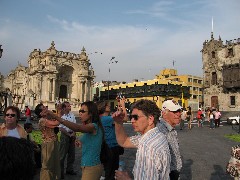Carole Linscott; Sara Gilbert; Dan Linscott; Sheila; Pat Kane; Lima Peru South America Trips