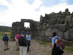 Peter Kane; Pat Kane; Sheldon Gilbert; Roberto Durant; Trish Davis; Temple of the Sun; Qoricancha; Cusco Peru South America Trips