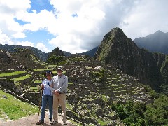 Sys Inman; Jim Inman; Machu Picchu Peru South America Trips