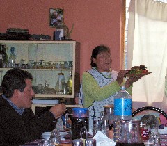 Roberto Durant; Home Visit Peru South America Trips; Main course Guinea Pig