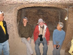 Trips; Turkey; Vernon (Vern) Char; Adnan Duvenci; Calvin Whitehall; Evelyn (Evie) Char; Cappadocia; Kaymakli Underground City