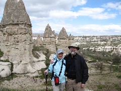 Trips; Turkey; Ruth Bennett McDougal Dorrough; Dan Dorrough; Cappadocia; Love Valley