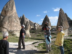 Trips; Turkey; Evelyn (Evie) Char; Vernon (Vern) Char; Adnan Duvenci; Ruth Dorrough; Angelika Levien; Cappadocia