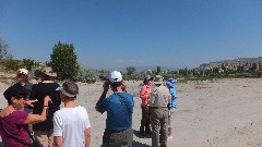 Kadir Tasdelen; Barbara Slotnik; Pat Macholl; Pat Rehberg; Al Levit; Turkey; Hike from Uchisar Goreme