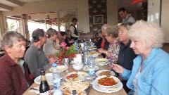 Pat Rehberg; Al Levit; Celia Wilson; Linda Bishop; Sally Reiquam; Mistik Tesisleri Restaurant Adana Turkey