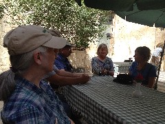 Ruth Bennett McDougal Dorrough; Bill Cotner; Trina Cotner; Pat Rehberg; Turkey; Anadolu Evleri Hotel, Gaziantep