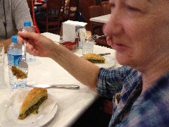 Ruth Bennett McDougal Dorrough; Turkey; Restaurant (Imam Cagdas)