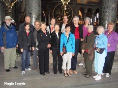Dan Dorrough; Carol Smith; Carl Smith; Bill Cotner; Linda Bishop; Trina Cotner; Pat Rehberg; Al Levit; Barbara Slotnik; Pat Macholl; Rochelle Wolk; Ruth Bennett McDougal Dorrough; Sally Reiquam; Celia Wilson; Group Photos; Hagia Sophia