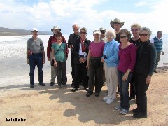 Al Levit; Dan Dorrough; Barbara Slotnik; Carl Smith; Trina Cotner; Ruth Bennett McDougal Dorrough; Bill Cotner; Sally Reiquam; Pat Macholl; Carol Smith; Celia Wilson; Pat Rehberg; Tuz Golu Salt Lake; Turkey; Group Photos