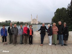Barbara Slotnik; Carl Smith; Bill Cotner; Pat Rehberg; Trina Cotner; Carol Smith; Pat Macholl; Sally Reiquam; Celia Wilson; Carl Smith; Rochelle Wolk; Sabanci Mosque / Tas Kopru bridge Adana ; Group Photos