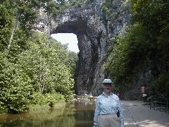 Ruth Bennett McDougal Dorrough; Family Trips Virginia Jun 2004 Natural bridge